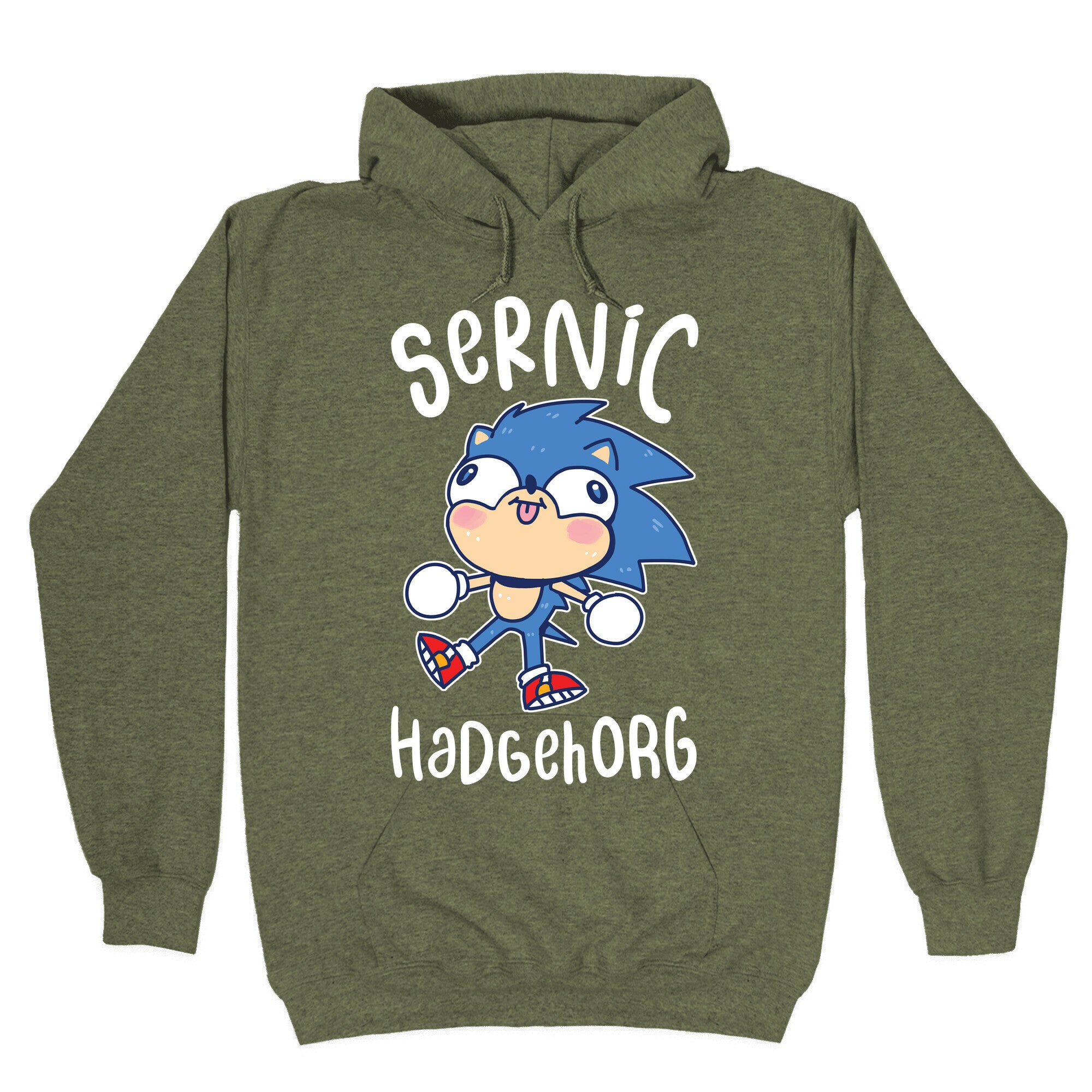 Derpy Sonic Sernic Hadgehorg Hoodie
